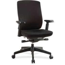Lorell Adjustable Arms Mid-back Chair