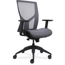 Lorell High-Back Chair w/Mesh Back & Seat