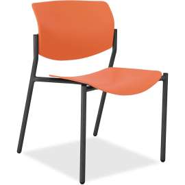 Lorell Plastic Seat/Back Stacking Chair