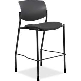 Lorell Fabric Seat Contemporary Stool