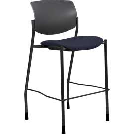 Lorell Fabric Seat Contemporary Stool