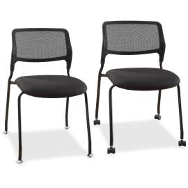 Lorell Armless Stackable Guest Chairs