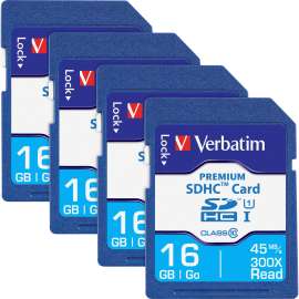 Verbatim Premium SDHC Cards