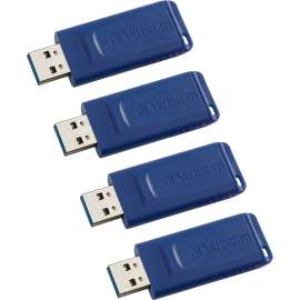 Verbatim - Classic™ 16 GB Blue USB 2.0 Flash Drive (4 per Pack)