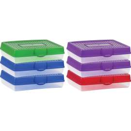 Storex Ind. Snap Lid Large Pencil Box
