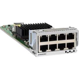 Netgear 8x100M/1G/2.5G/5G/10GBASE-T Port Card, For Data Networking, 8 x RJ-45 10GBase-T LAN, Twisted Pair10 Gigabit Ethernet, 10GBase-T