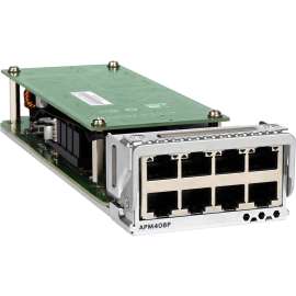 Netgear 8x100M/1G/2.5G/5G/10GBASE-T PoE+ Port Card, For Data Networking, 8 x RJ-45 10GBase-T LAN, Twisted Pair10 Gigabit Ethernet, 10GBase-T