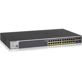 Netgear ProSafe GS728TP Ethernet Switch, 24 Ports, Manageable, 2 Layer Supported, Modular