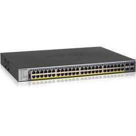 Netgear ProSafe GS752TP Ethernet Switch, 48 Ports, Manageable, Gigabit Ethernet, 10/100/1000Base-TX, 1000Base-X