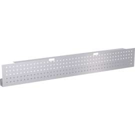 Lorell Training Table Steel Silver Modesty Panel