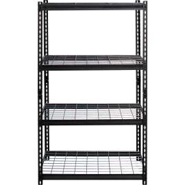 Lorell Wire Deck Shelving Unit
