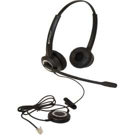 Spracht ZUMRJ9B Headset, Stereo, RJ-9, Wired, Over-the-head