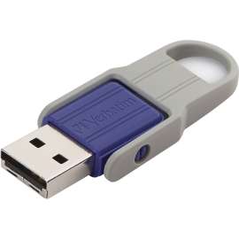 Verbatim - Store 'n' Flip™ 32 GB Gray USB 2.0 Flash Drive (1 per Pack)