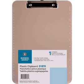 Bus. Source Flat Clip Plastic Clipboard