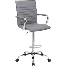 Boss Ribbed Design Drafting Stool