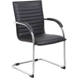 Boss Chrome Frame Vinyl Side Chairs