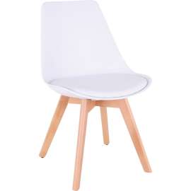 Lorell Curved Plastic Shell Guest Chair