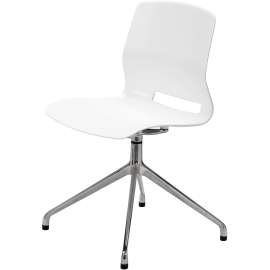 KFI Swey Collection 4-Post Swivel Chair