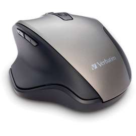 Verbatim Silent Ergonomic Wireless Blue LED Mouse