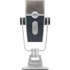 Harman AKG Lyra Wired Condenser Microphone - Stereo - 20 Hz to 20 kHz - Stand Mountable, Desktop - USB 2.0