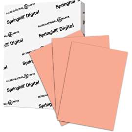 Digital Index Color Card Stock, 110lb, 8.5 x 11, Salmon, 250/Pack