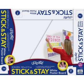 UCreate Stick & Stay Poster Board, 22"W x 28"L