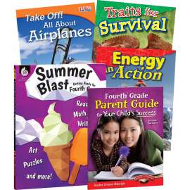 Shell Education Learn-At-Home Grade 4 Summer Bundle Printed Book by Jennifer Prior, Wendy Conklin, Suzanne I. Barchers