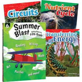 Shell Education Learn-At-Home Grade 5 Summer STEM Set Printed Book by Wendy Conklin