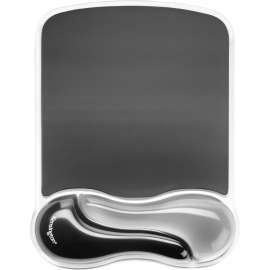 Kensington Duo Gel Mouse Pad Wrist Rest, Gray, 7.63" Dimension, Black/Gray, Gel