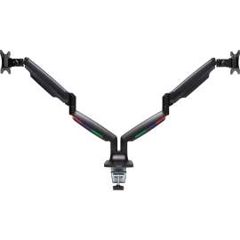 Kensington SmartFit Mounting Arm for Monitor, Flat Panel Display, Curved Screen Display - Black - Height Adjustable - 2 Display(s) Supported - 13" to 32" Screen Support - 19.84 lb Load Capacity