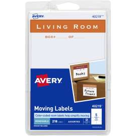 Avery® Removable Moving Labels, Assorted