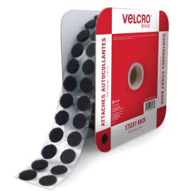 VELCRO® Coin Fasteners, 500/Pack