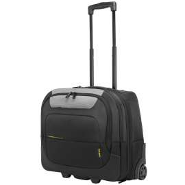 Targus CityGear TCG717GL Carrying Case (Roller) for 15" to 17.3" Notebook, Black, Gray, Polyester Body, 8.6" Height x 16.5" Width x 17.6" Depth, 6.60 gal Volume Capacity