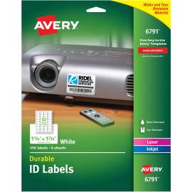 Avery® Durable Easy Peel ID Labels, 1.25" x 1.75" , 256 Labels (6791)