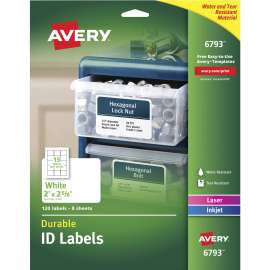 Avery® Durable Easy Peel ID Labels, 2" x 2-5/8" , 120 Labels (6793)