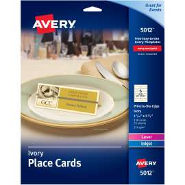 Avery® Laser, Inkjet Printable Place Card
