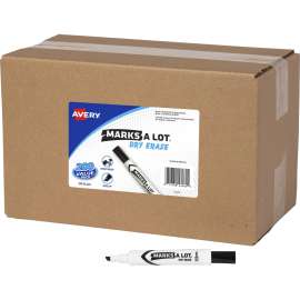 Avery® Marks-A-Lot Value Pack Dry Erase Markers, Black