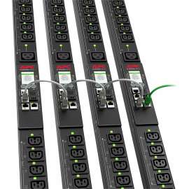 APC by Schneider Electric NetShelter 9000 24-Outlet PDU, Switched, NEMA L6-30P, 21 x IEC 60320 C13/C15, 3 x IEC 60320 C19/C21, 230 V AC