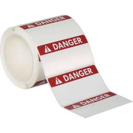Avery® Thermal Printer DANGER Header Sign Labels, 2"H x 4"W