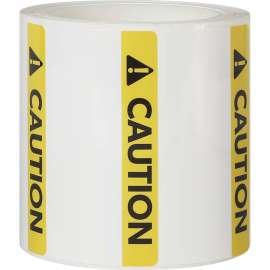 Avery® Thermal Printer CAUTION Header Sign Labels, 2"H x 4"W