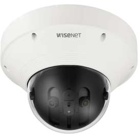 Hanwha Techwin Ameri Hanwha Techwin Panoramic PNM-9022V 2 Megapixel Outdoor Network Camera, Color, Dome, H.265, H.264, MJPEG, 4608 x 1800
