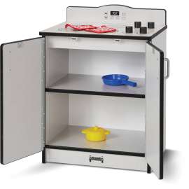 Rainbow Accents - Culinary Creations Kitchen Stove - Black