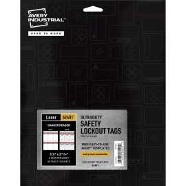 Avery® UltraDuty LOTO Prerinted DANGER Hang Tags, 60/Pack