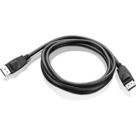 Lenovo Displayport Audio/Video Cable, DisplayPort A/V Cable for Audio/Video Device, PC, Monitor, First End: DisplayPort 1.2 Digital Audio/Video, Second End: DisplayPort 1.2 Digital Audio/Video, 21.6 Gbit/s