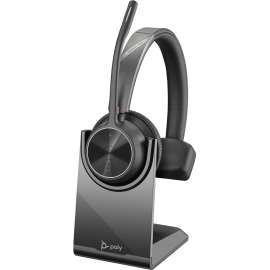 Poly Voyager 4310 UC Wireless Headset with Charge Stand, USB-C, Mono, USB Type C, Wired/Wireless, Bluetooth