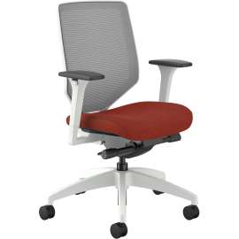 HON Cofi Executive High Back Chair, Supports Up to 300 lb, Graphite Seat, Graphite Back, Polished Aluminum Base