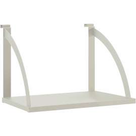 Verse Panel System Hanging Shelf, 24w x 12.75d, Gray