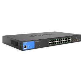 Linksys 24-Port Managed Gigabit PoE+ Switch - 250W