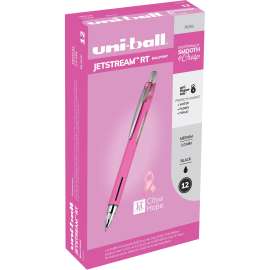 uni Jetstream RT Pink Ribbon Ballpoint Pen