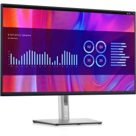 Dell P3223DE 31.5" QHD LCD Monitor - 16:9 - Black, Silver - 32" Class - In-plane Switching (IPS) Black Technology - WLED Backlight - 2560 x 1440 - 350 Nit - 5 ms - 75 Hz Refresh Rate - HDMI - USB Hub